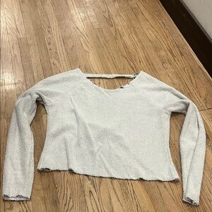 Elegant Gray Women's Top